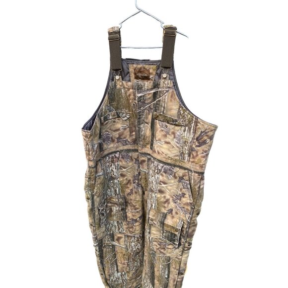 Longleaf Mens Camouflage Hunting Overalls Size 3 x With Adjustable Straps & Mult - Picture 5 of 7